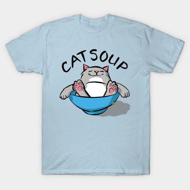 Cat Soup T-Shirt by Sue Cervenka